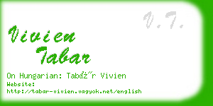 vivien tabar business card